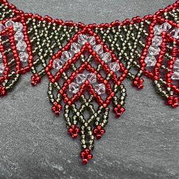 Seed bead necklace