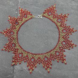 Seed bead necklace