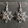Silver Squares Earrings
