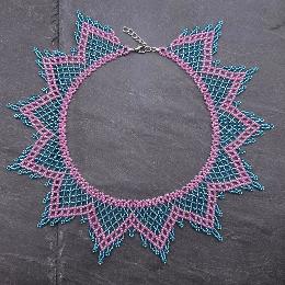 Seed bead necklace