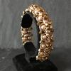 Bracelet made with top embellishment and the edging.