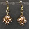 Small earrings.