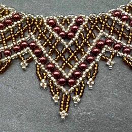 Seed bead necklace
