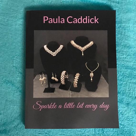 Photo of the cover of my book Sparkle a little bit every day by Paula Caddick available from Amazon.