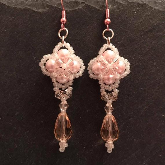 Pretty in Pink earrings. They are pretty in any other colour too.