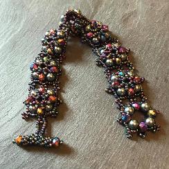 Petrol Squares bracelet