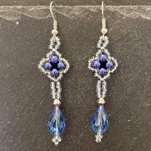 Tudor small drop earrings.